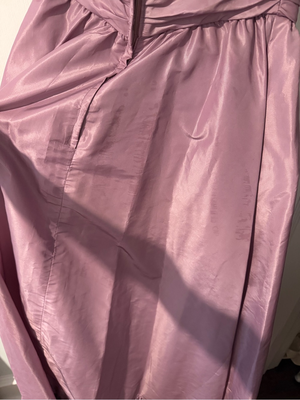Victor Costa 70s Strapless Taffeta Evening Gown - Picture 6 of 16